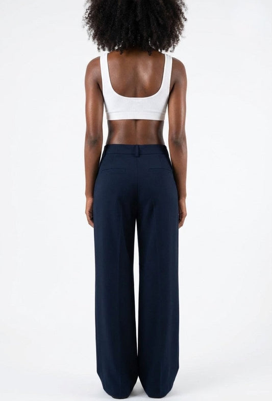 Pantalon tailleur - Marine