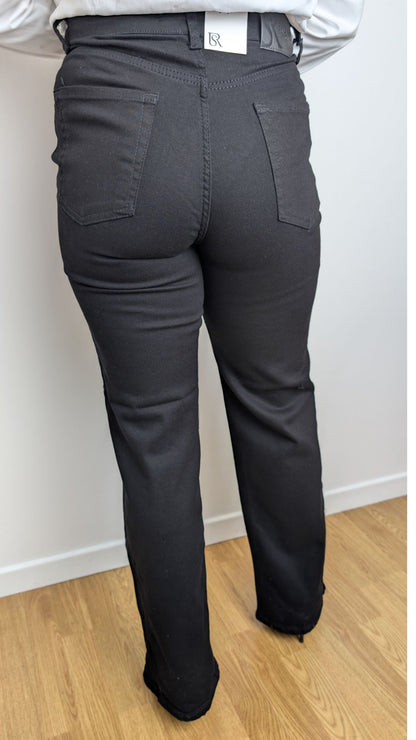 Jean wide leg noir