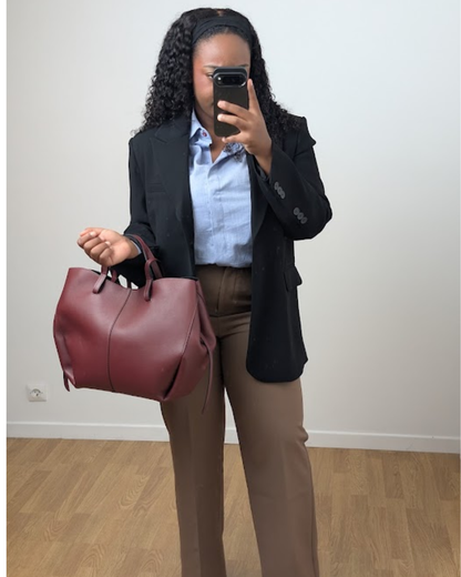 Blazer oversize noir