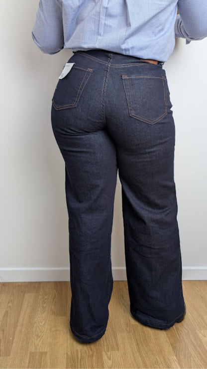 Jean wide leg bleu