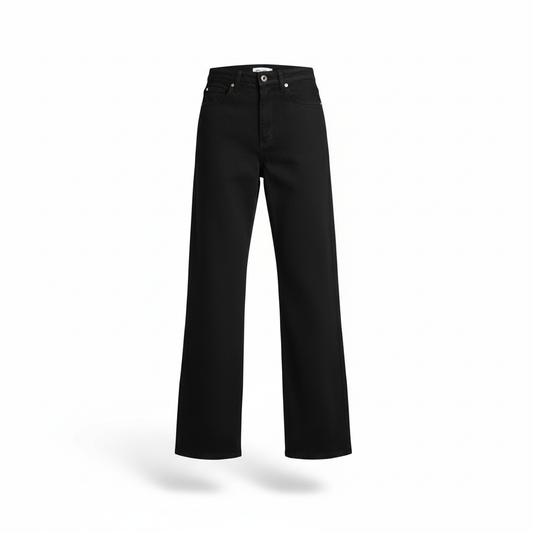 Jean wide leg noir