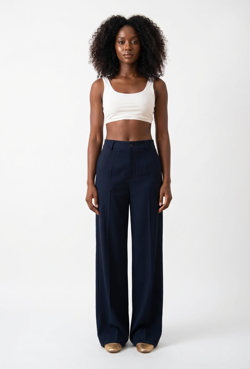 Pantalon tailleur - Marine