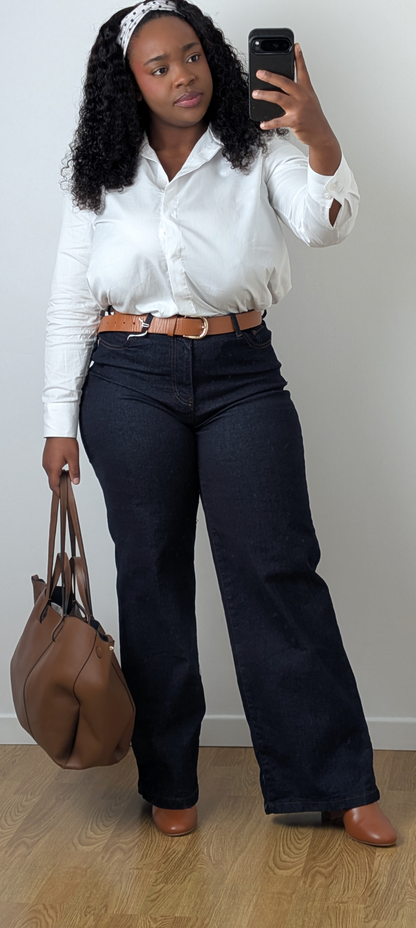 Jean wide leg bleu